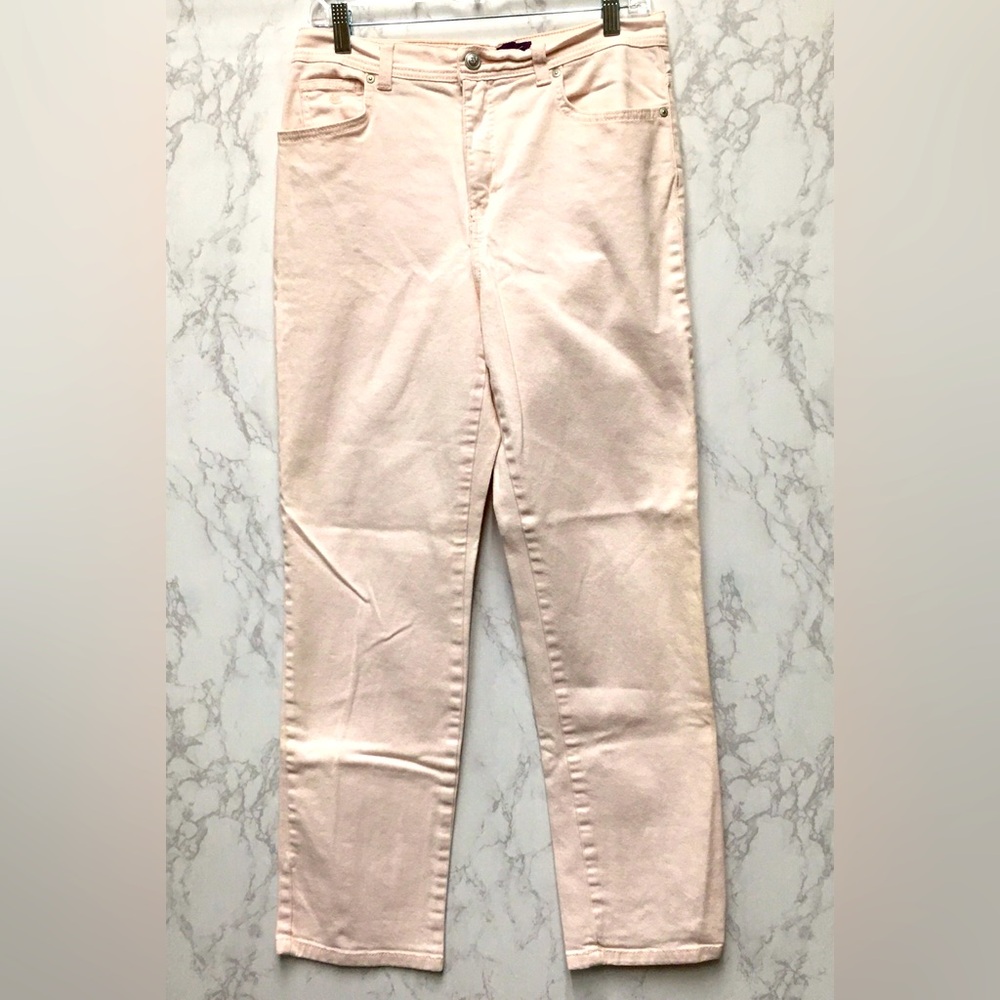 Gloria Vanderbilt Amanda Jeans 10 Pink Casual Stretch Denim